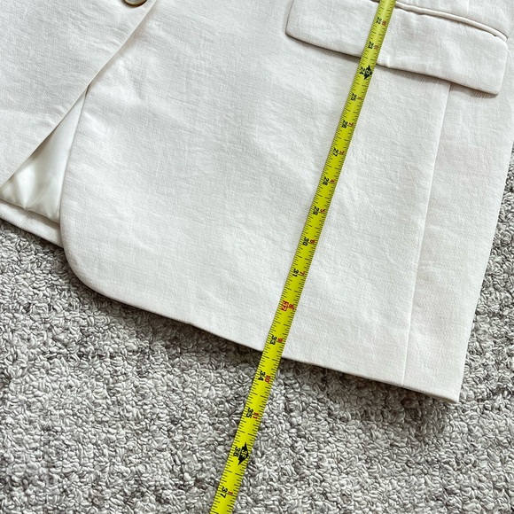 Aritzia Heartbreak White new Business Casual Formal Evening Wedding Blazer Sz L - Picture 14 of 14